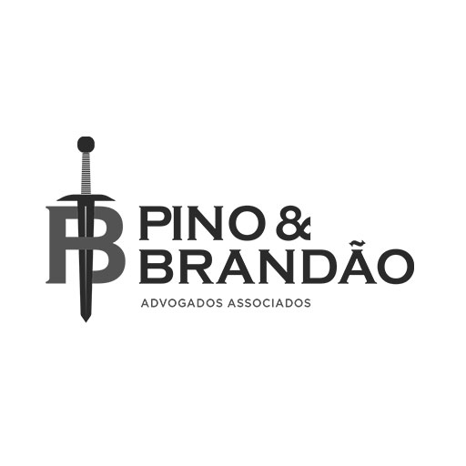 identidade visual que desenvolvi para associação de advogados Pino e Brandão